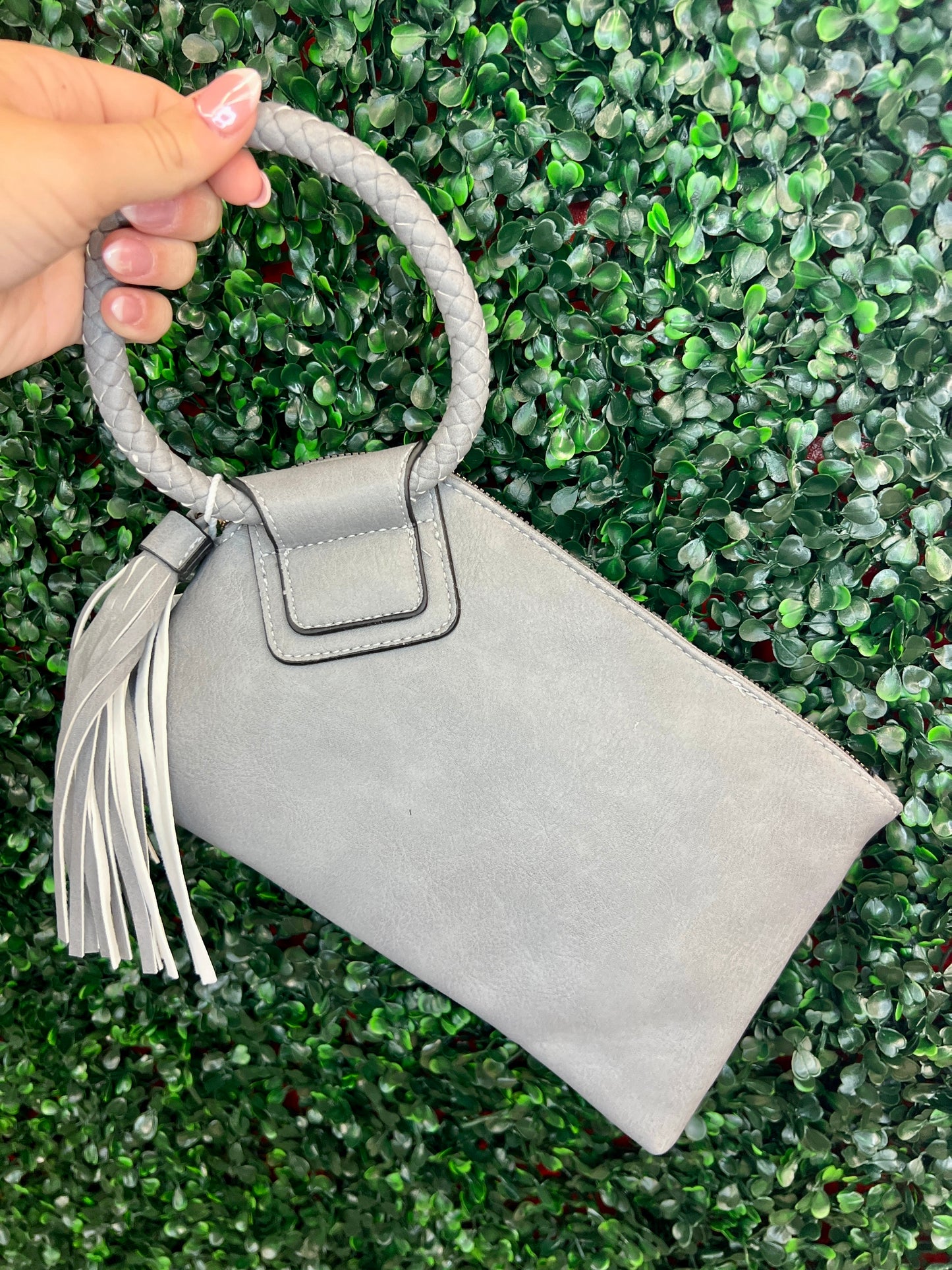 Braided Clutch Purse