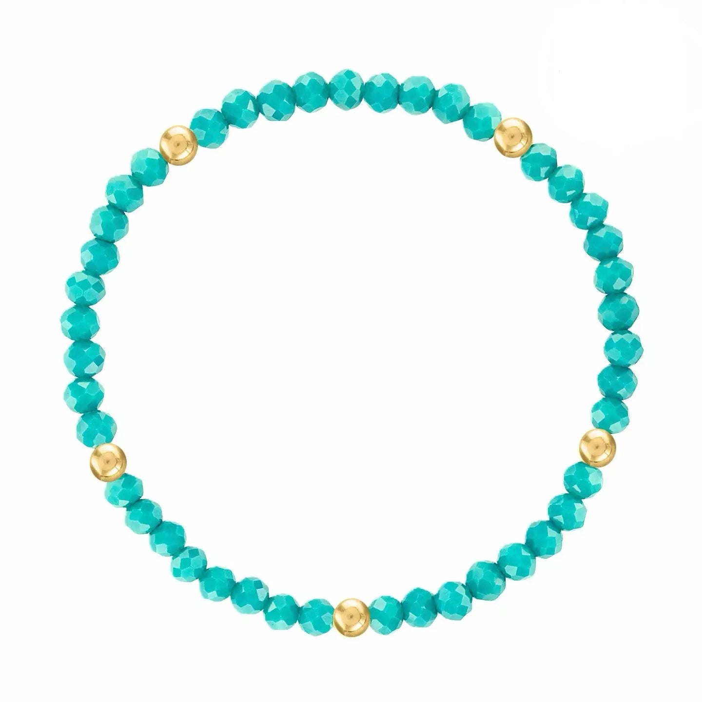 MILA - Turquoise + Gold