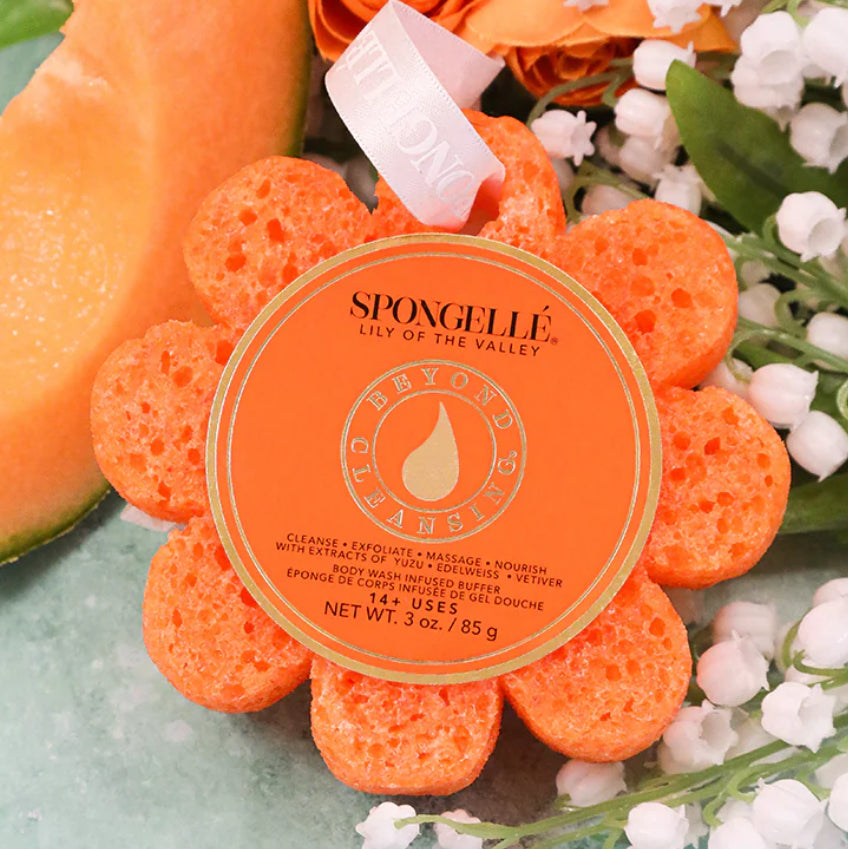 Wild Flower Bath Sponge- Lily Of The Valley