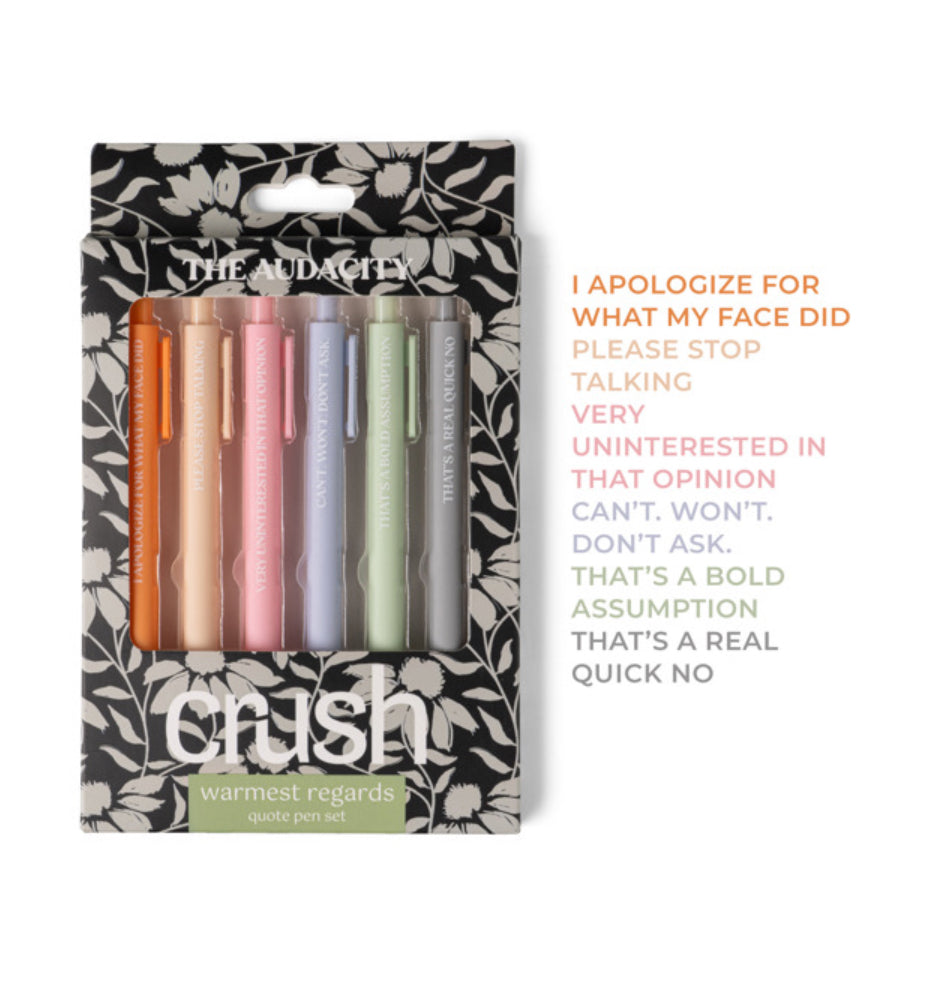 Warmest Regards Quote Pen Set