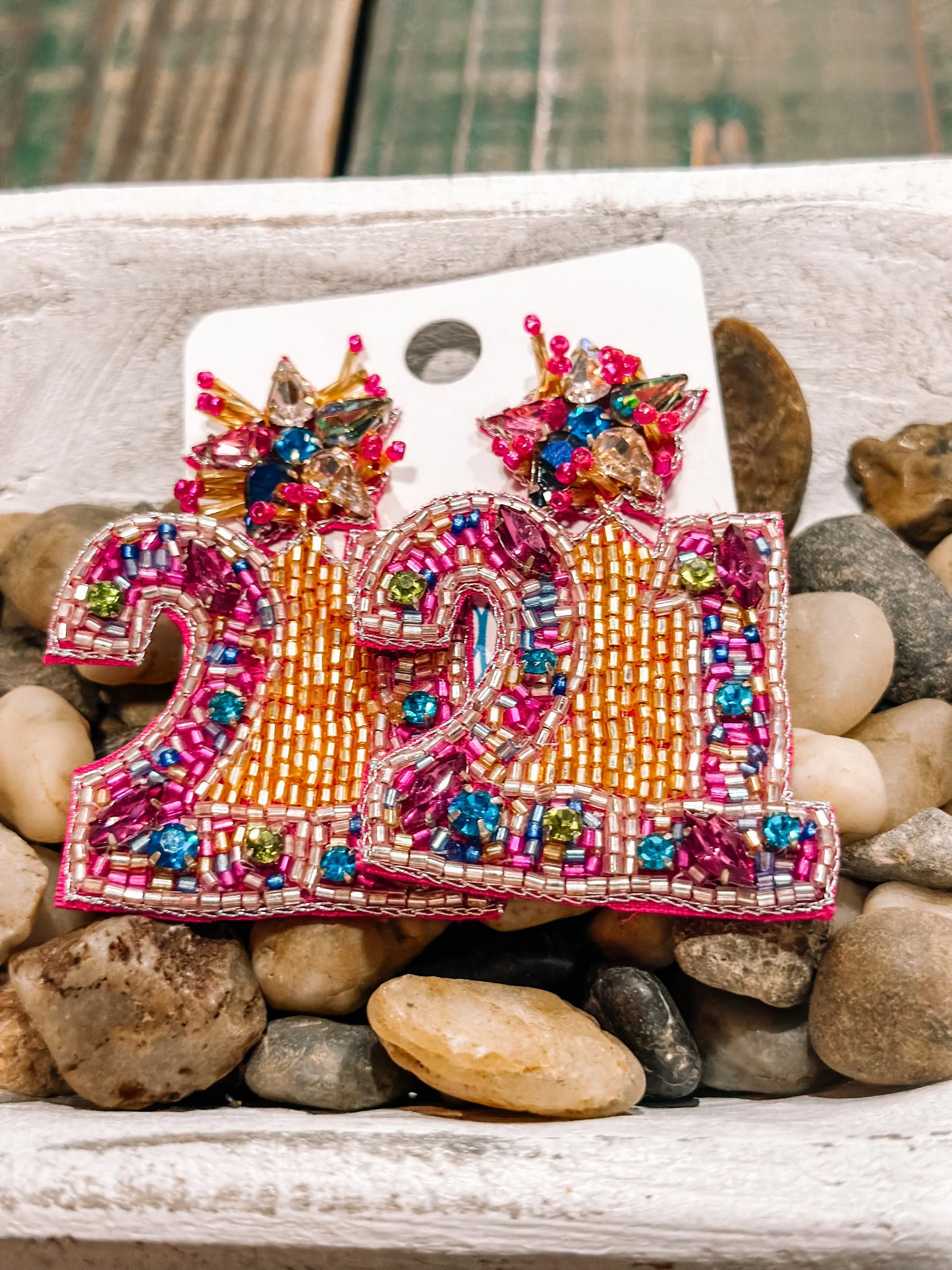 21 Beaded Earrings
