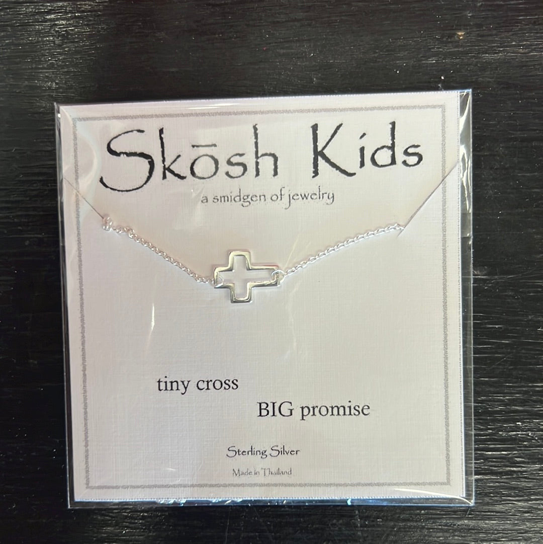 Skosh Kids + Cross Cutout Necklace