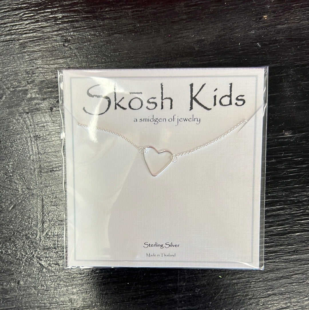 Skosh Kids + Sideways Heart Necklace