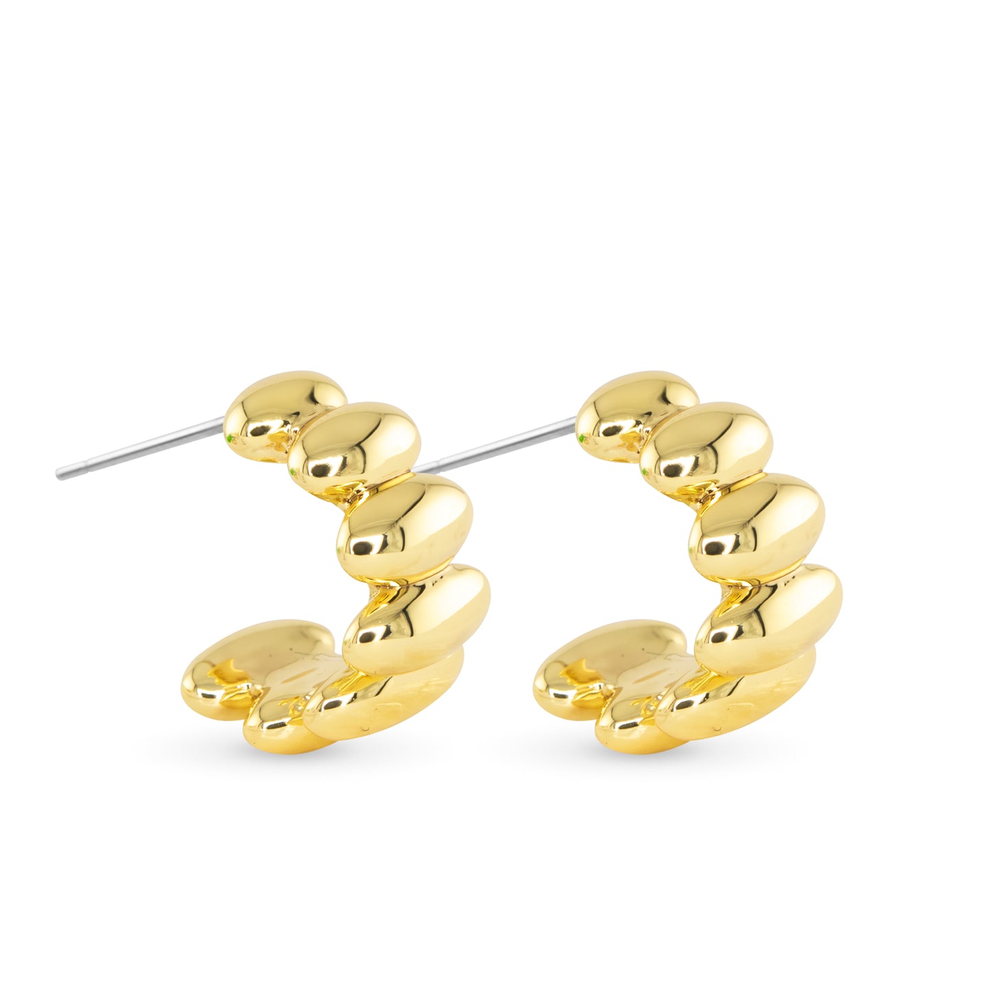Geometric Hoop Earring