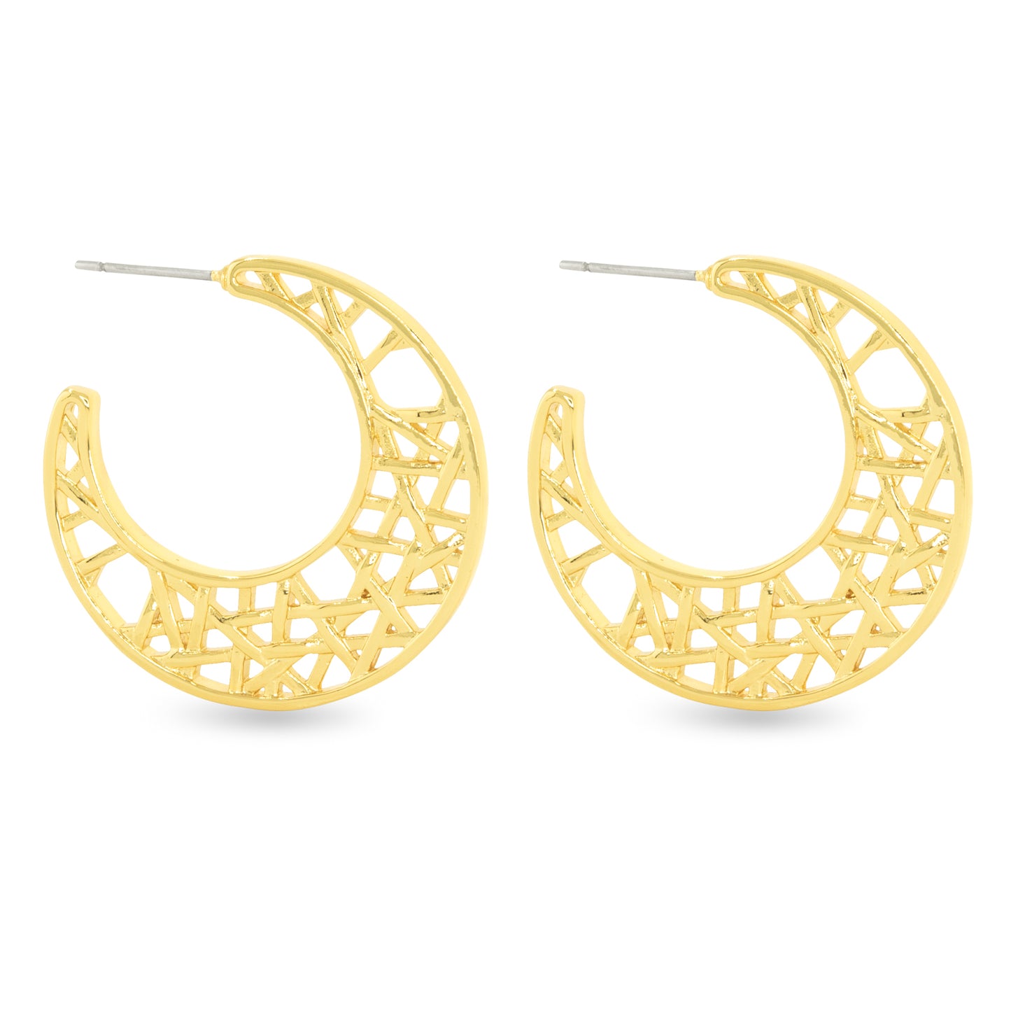 Gold Polished Penelope Earrings
