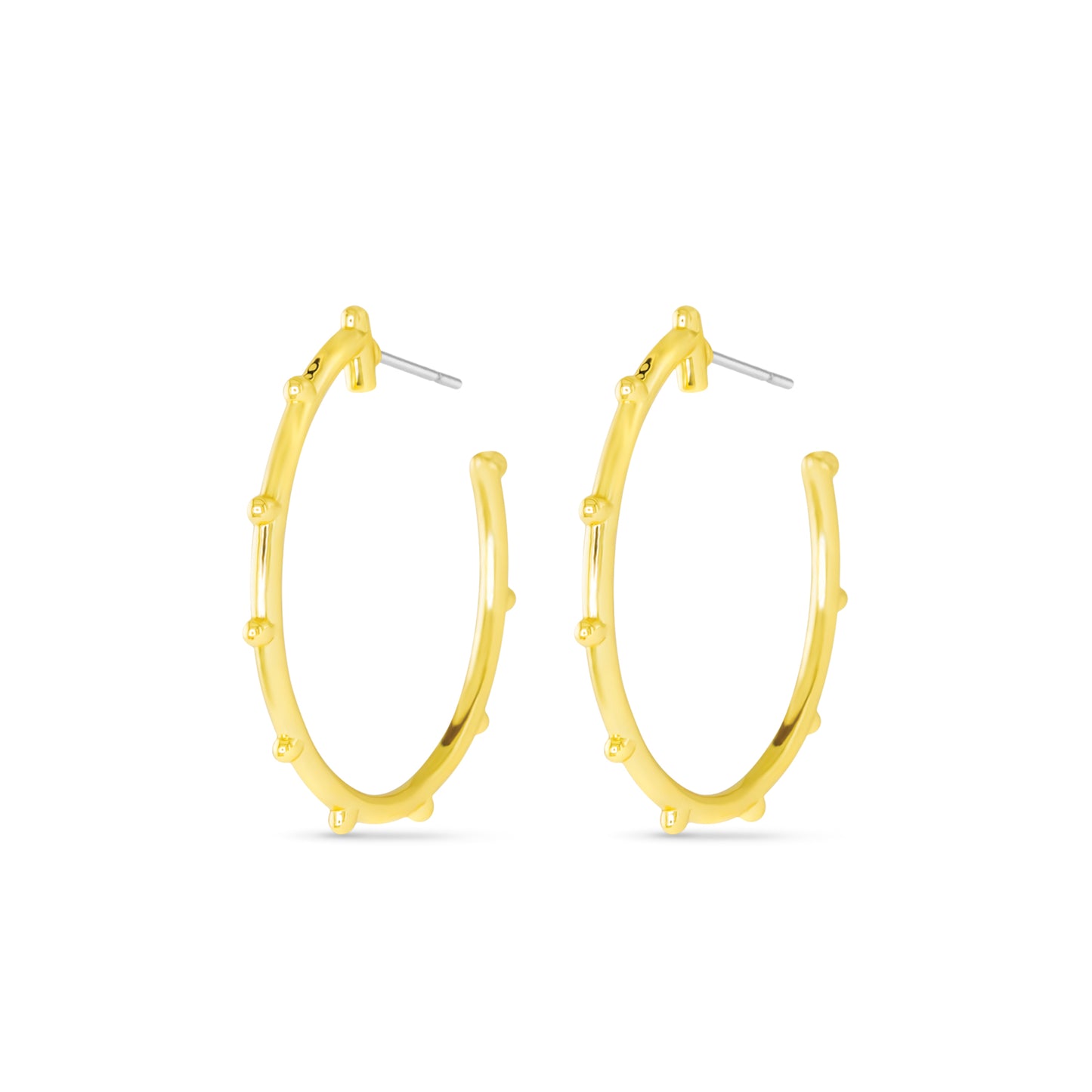 Gold Polished Dorthy Earrings
