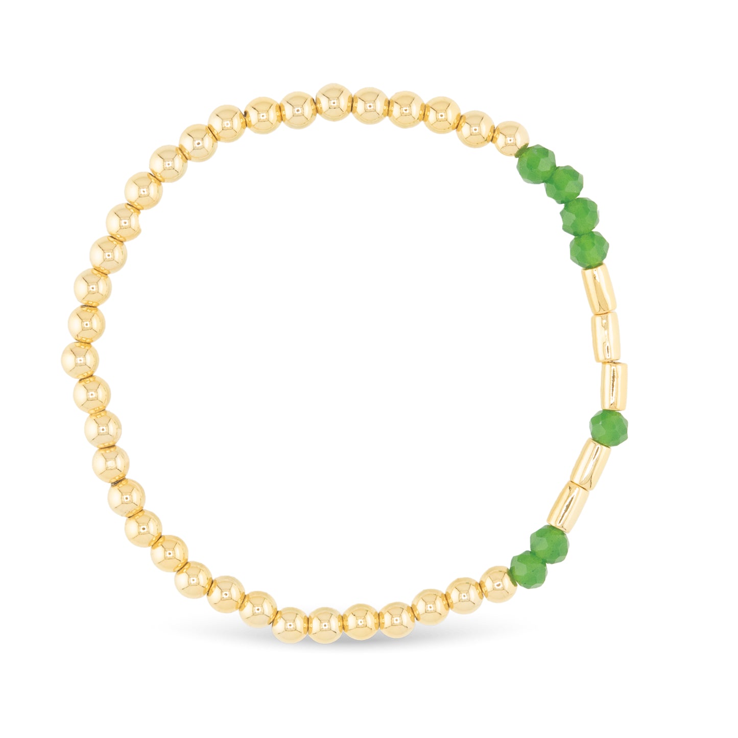 Gold Hope Morse Code Bracelet