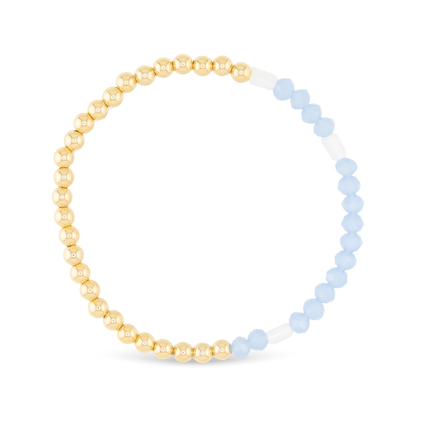 Gold Blessed Morse Code Bracelet