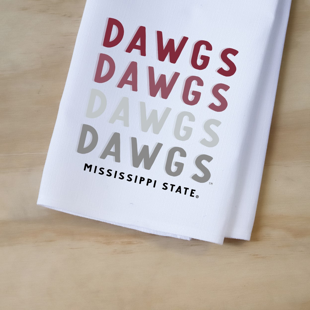 Mascot Gradient MSU Tea Towel