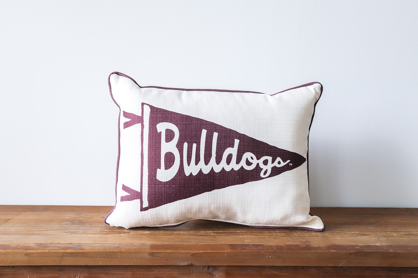 Bulldogs Pennant Pillow