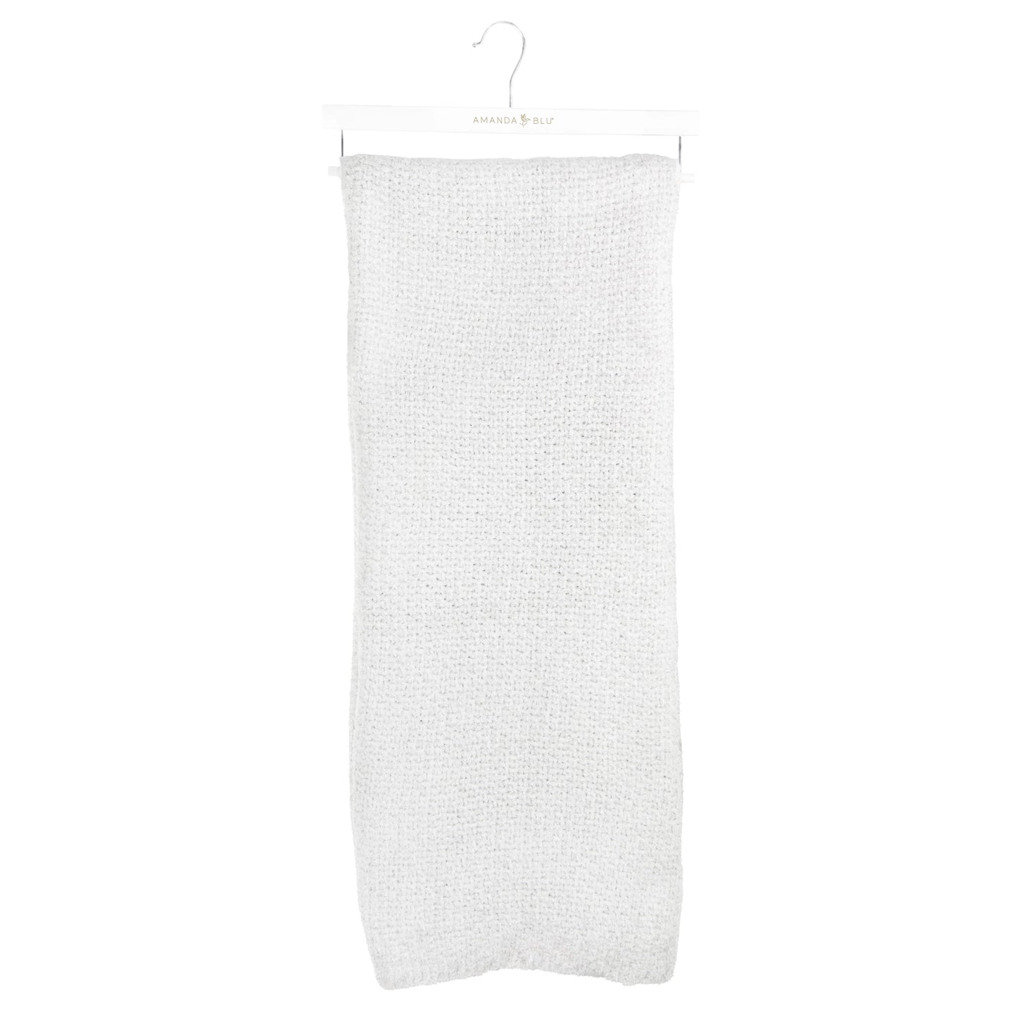 Light Ivory Knit Blanket