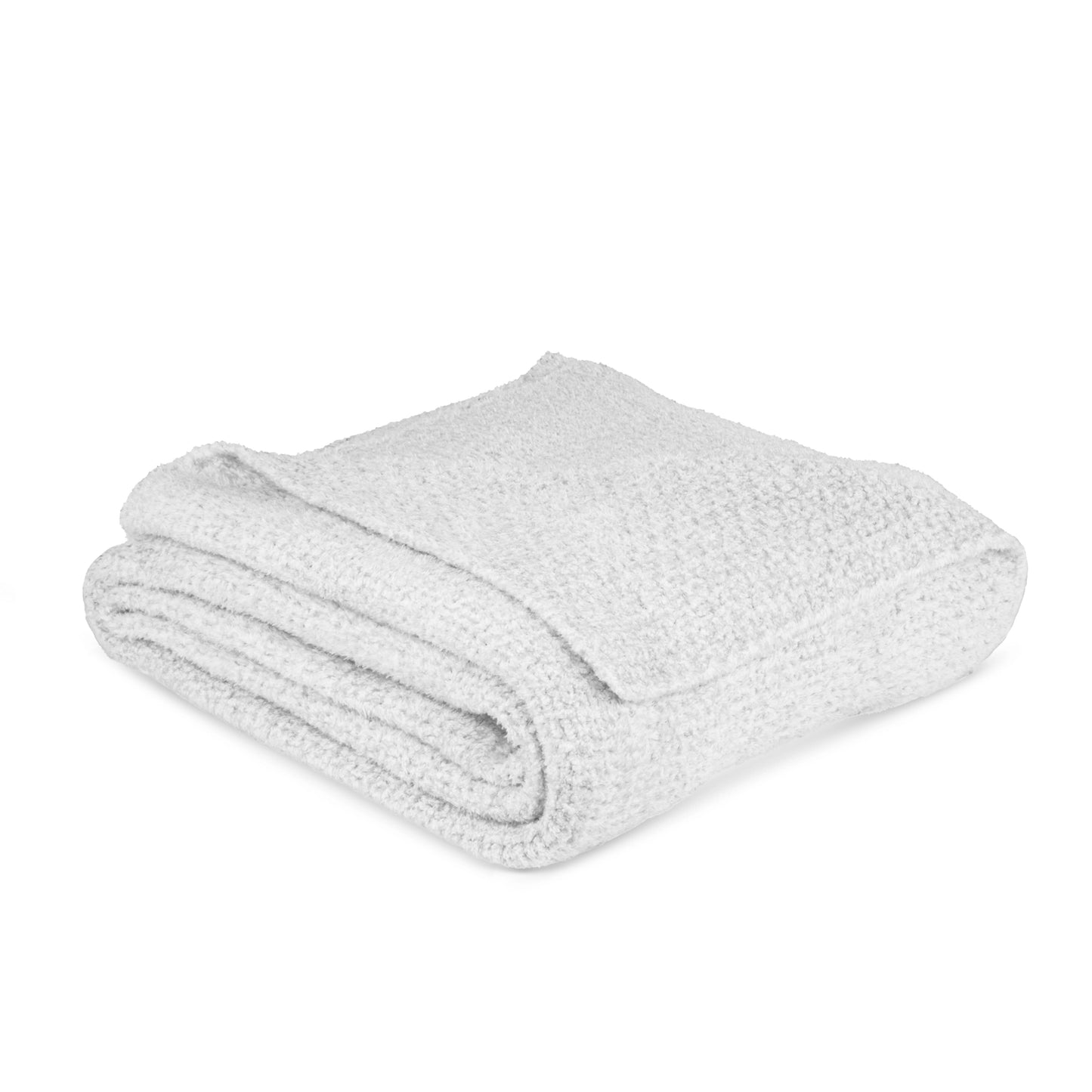 Light Grey Knit Blanket