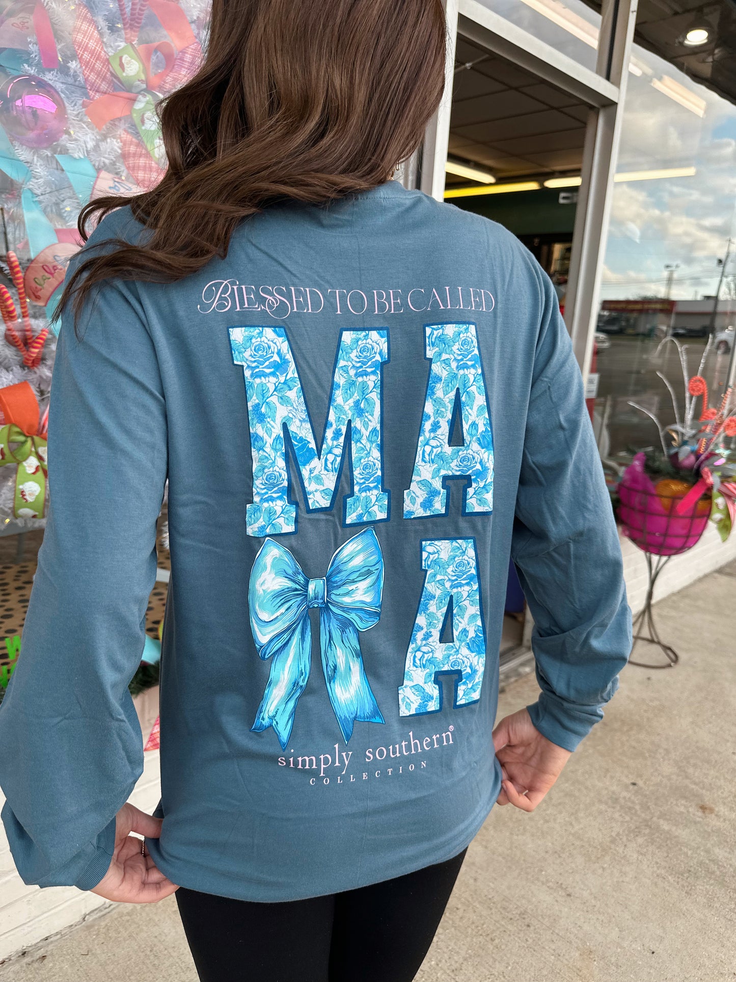 MAMA Mirage Bow Long Sleeve Tee