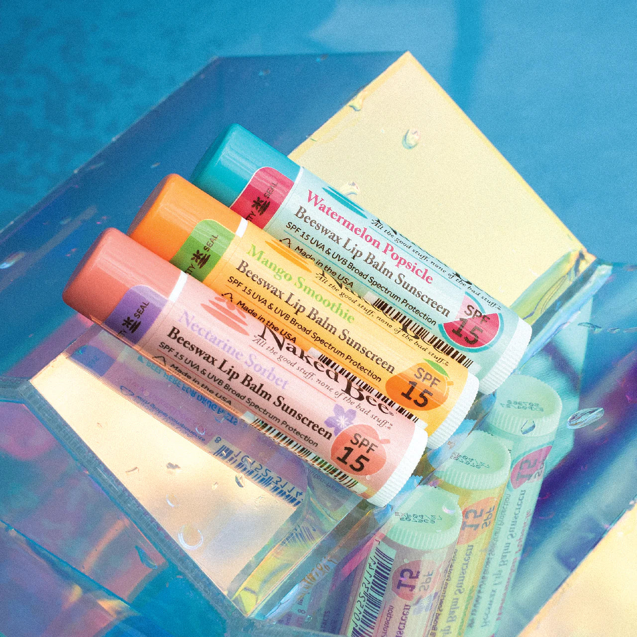 Tropical Oasis SPF 15 Lip Balm Trio