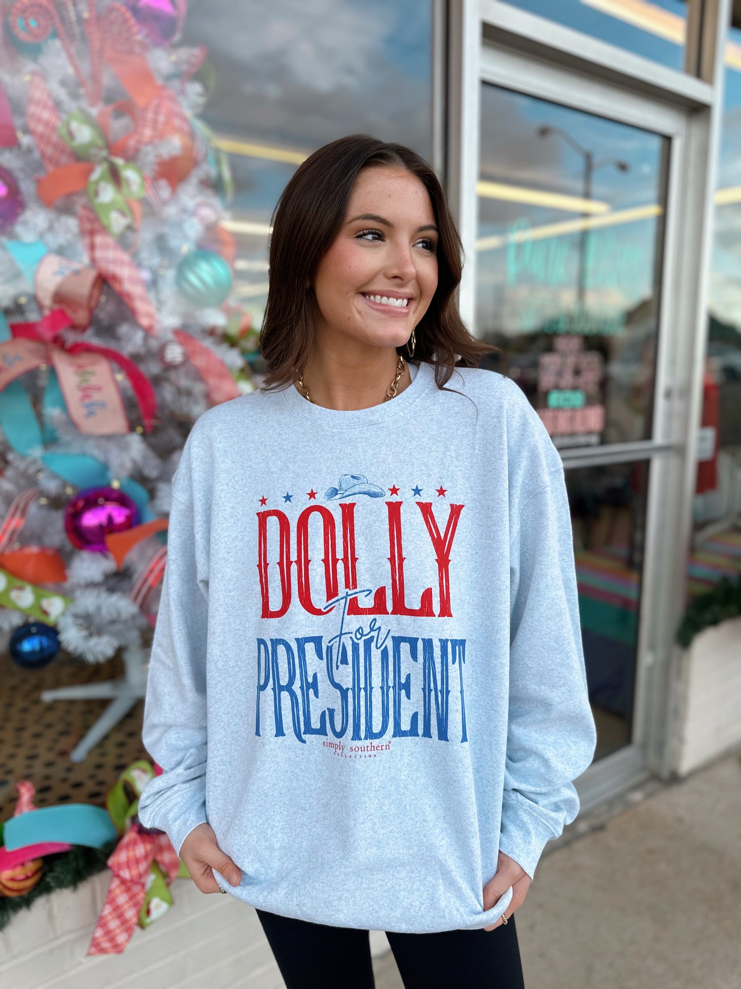 Dolly For President Sweatshirt