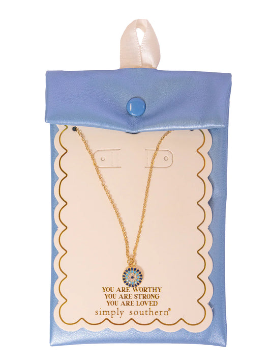Gold Eye Necklace