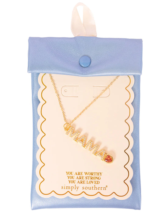 Gold Mama Sparkle Necklace