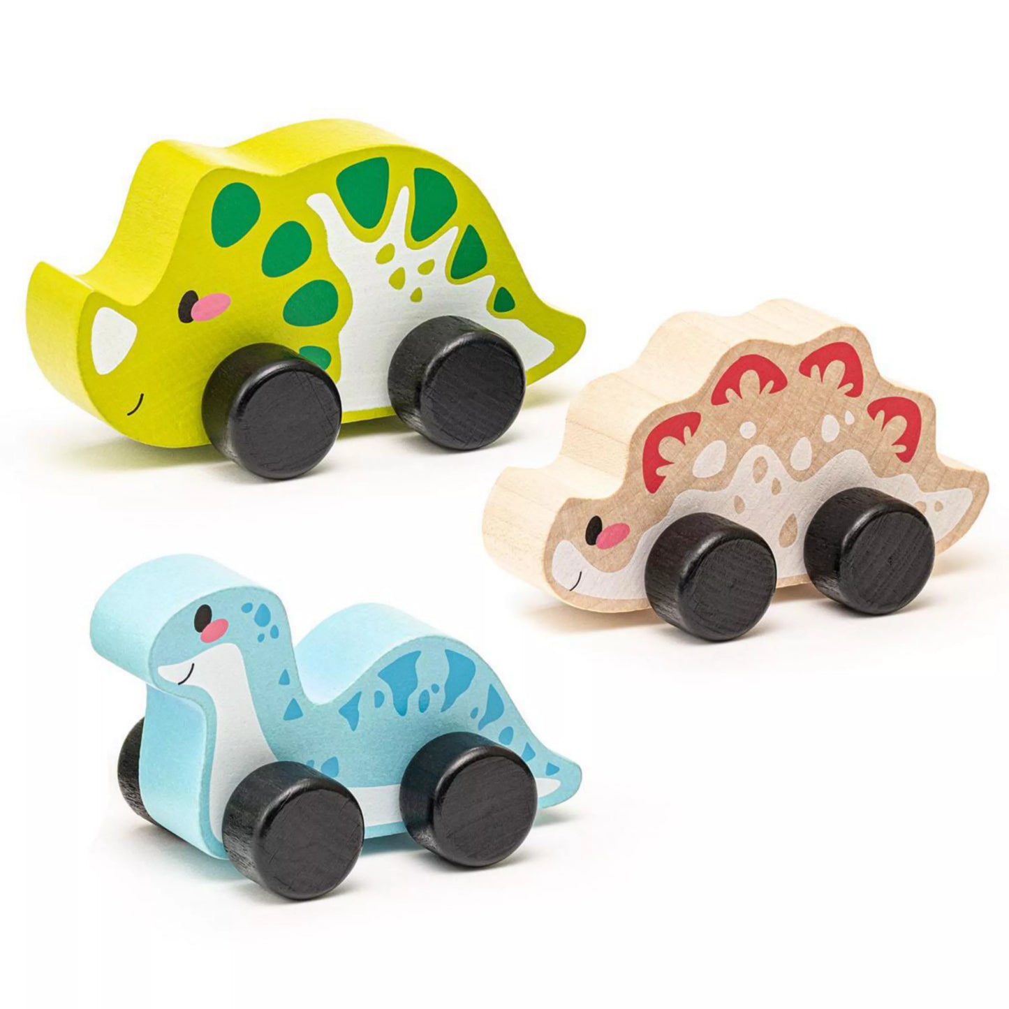Cubika + Wooden Joyful Dinos Set