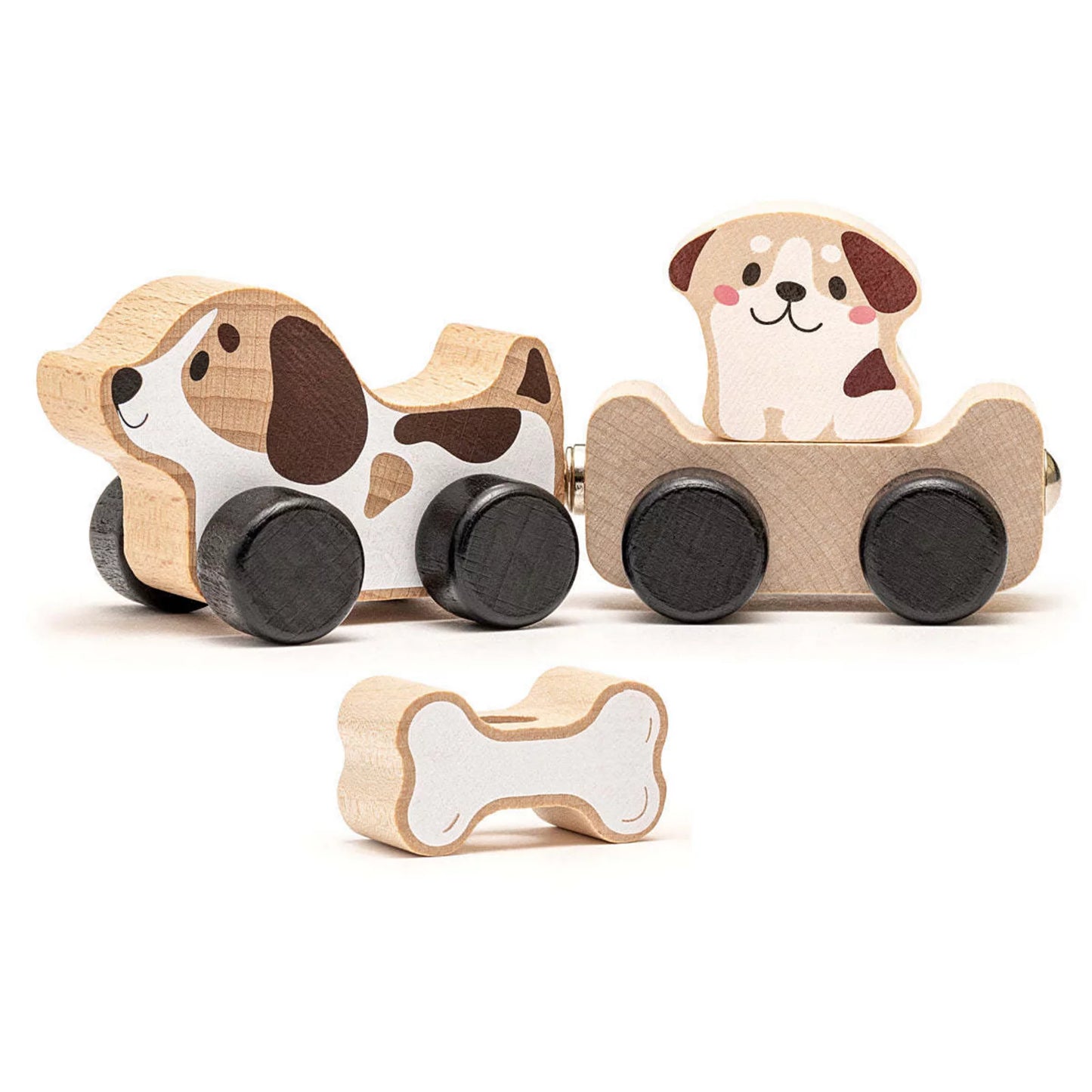 Cubika + Wooden Clever Puppies Toy