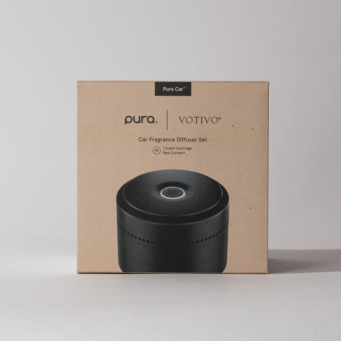 Pura + Votivo Car Diffuser Set w/ Red Current