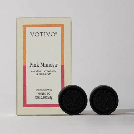 Pink Mimosa Auto Clip Car Fragrance