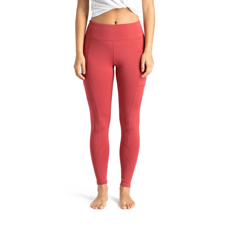 Crossover Leggings- Clay