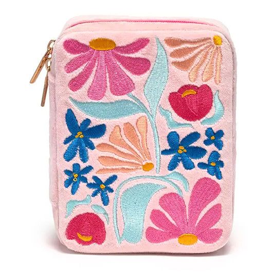 Retro Flower Jewelry Case