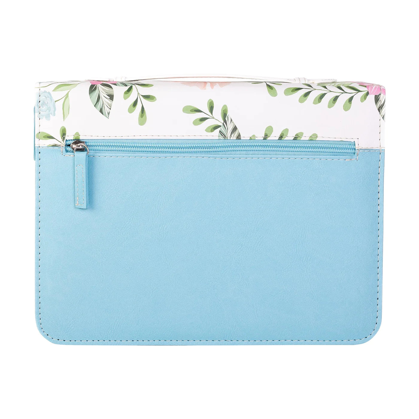 Floral Blue Bible Cover XXL