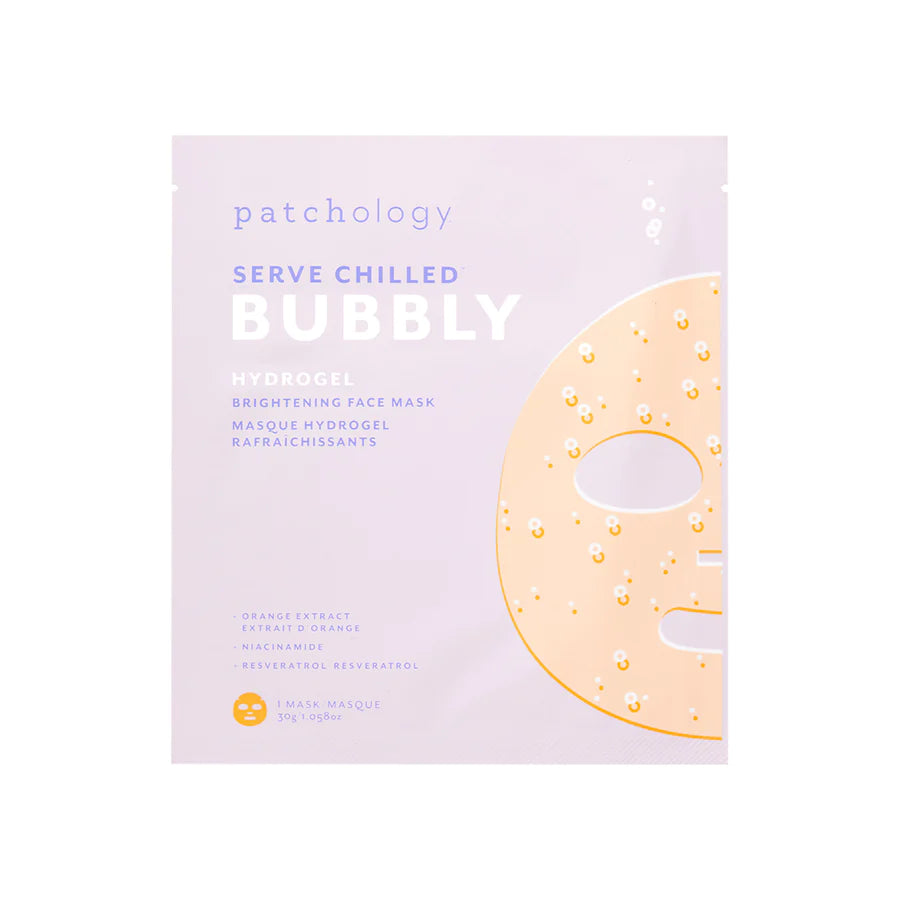 Serve Chilled Bubbly Hydrogel Brightening Face Mask