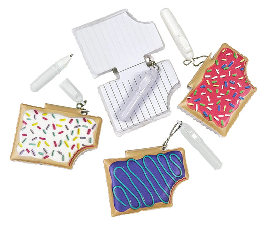 Toaster Pastry Mini Puffy Books w/ Pen