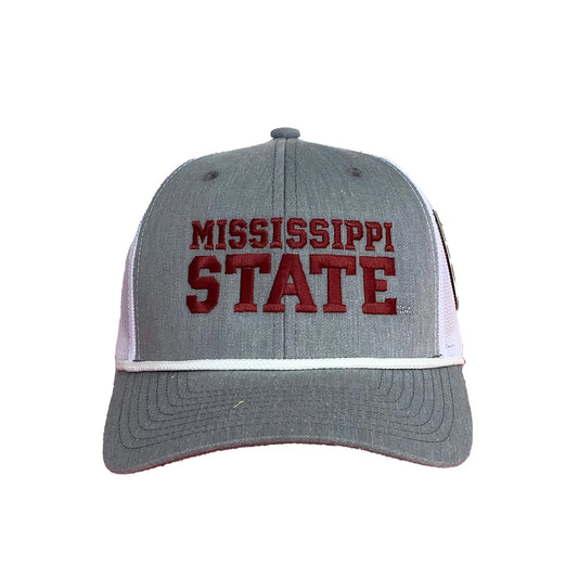 MS State Logo 6 Panel Rope Hat
