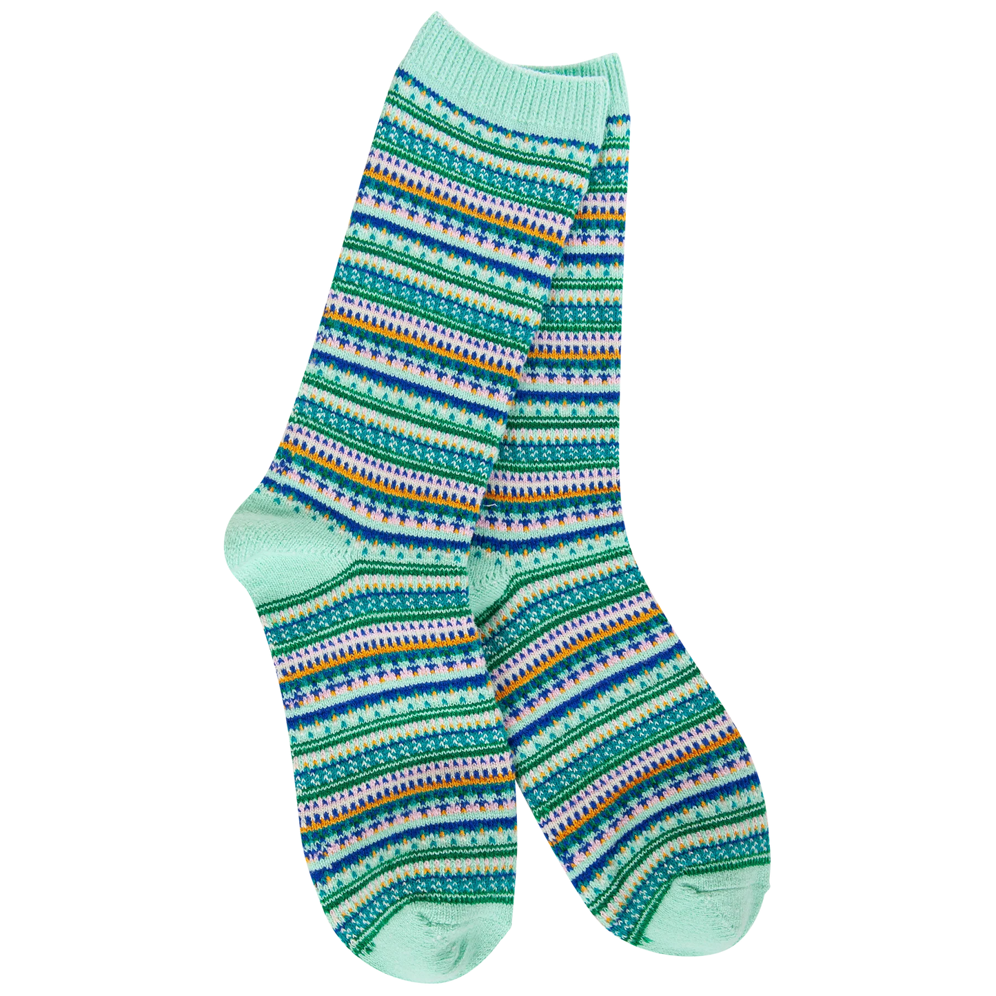 Mint Stripe Socks