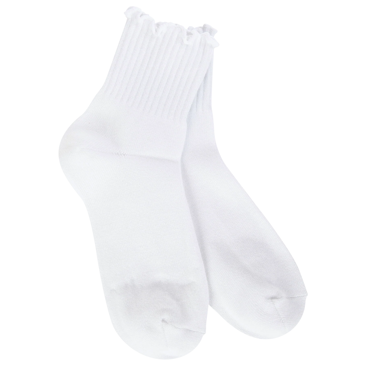 White Ruffle Socks