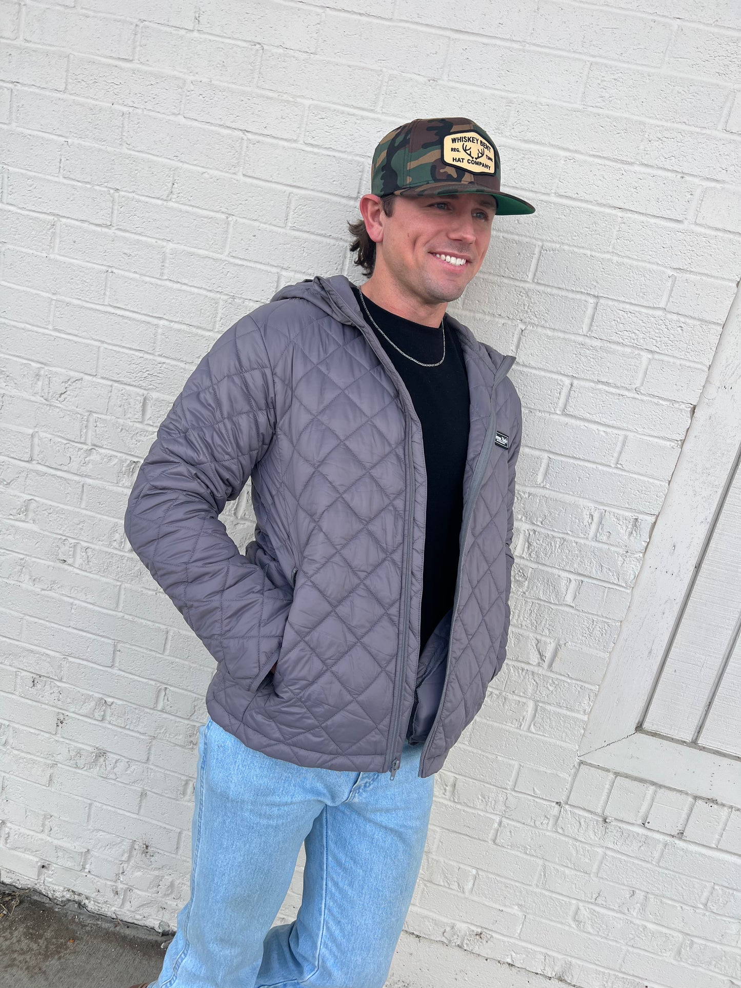 Puffer Jacket - Grey