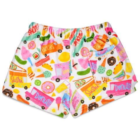 Food Truck Fun Plush Shorts