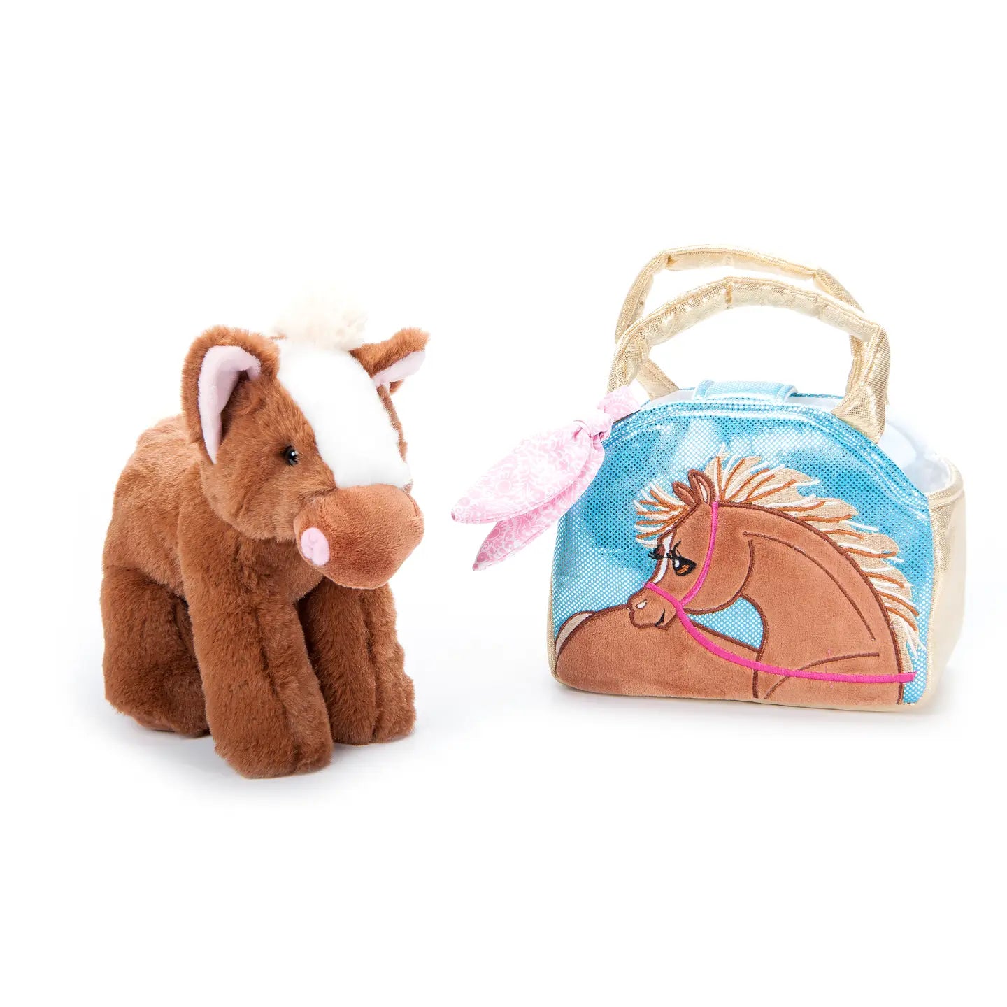 Purse & Plush Brown Horse