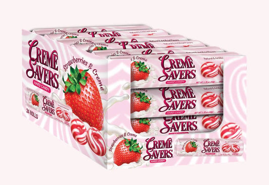 Crème Savers Rolls Strawberry
