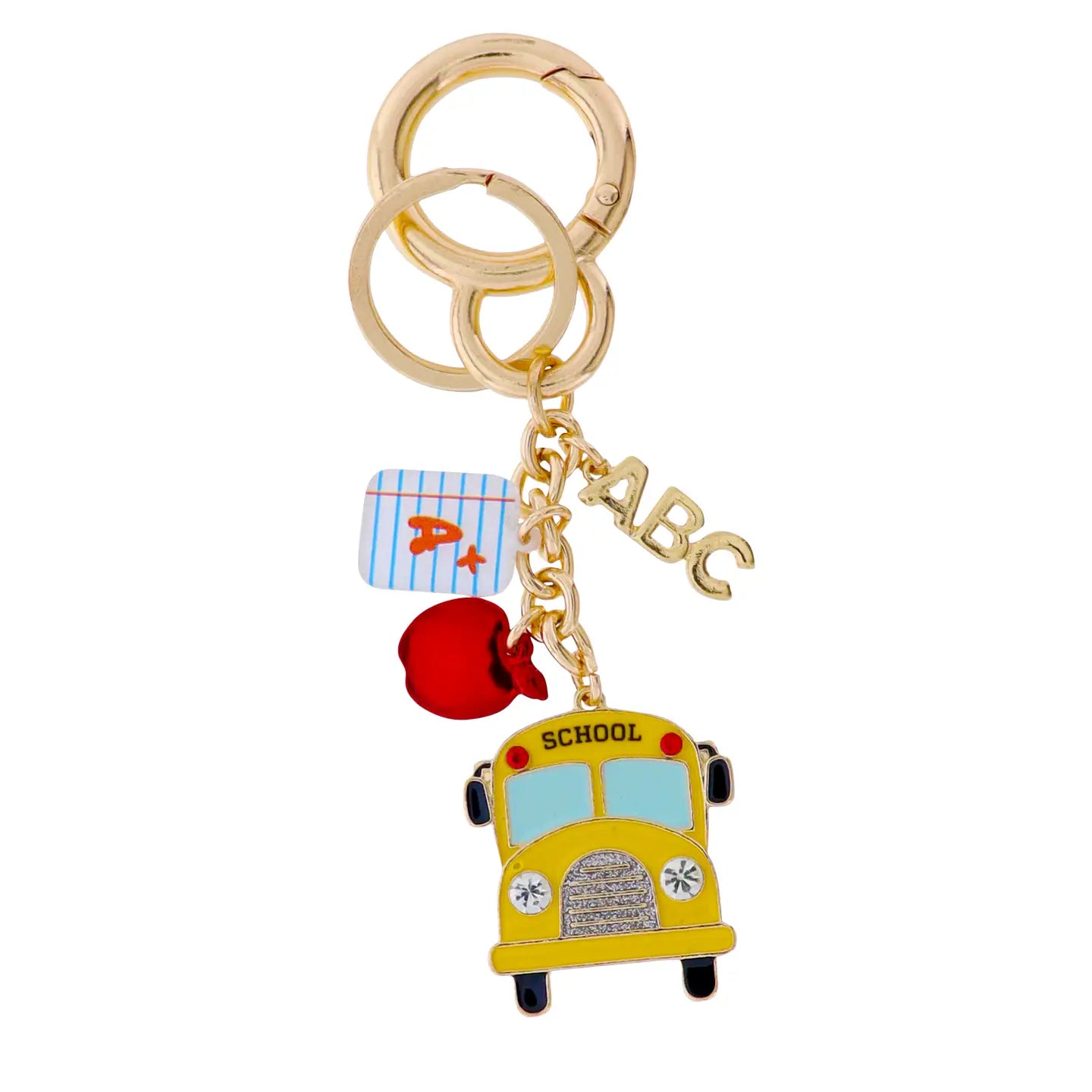 School Bus Keychain