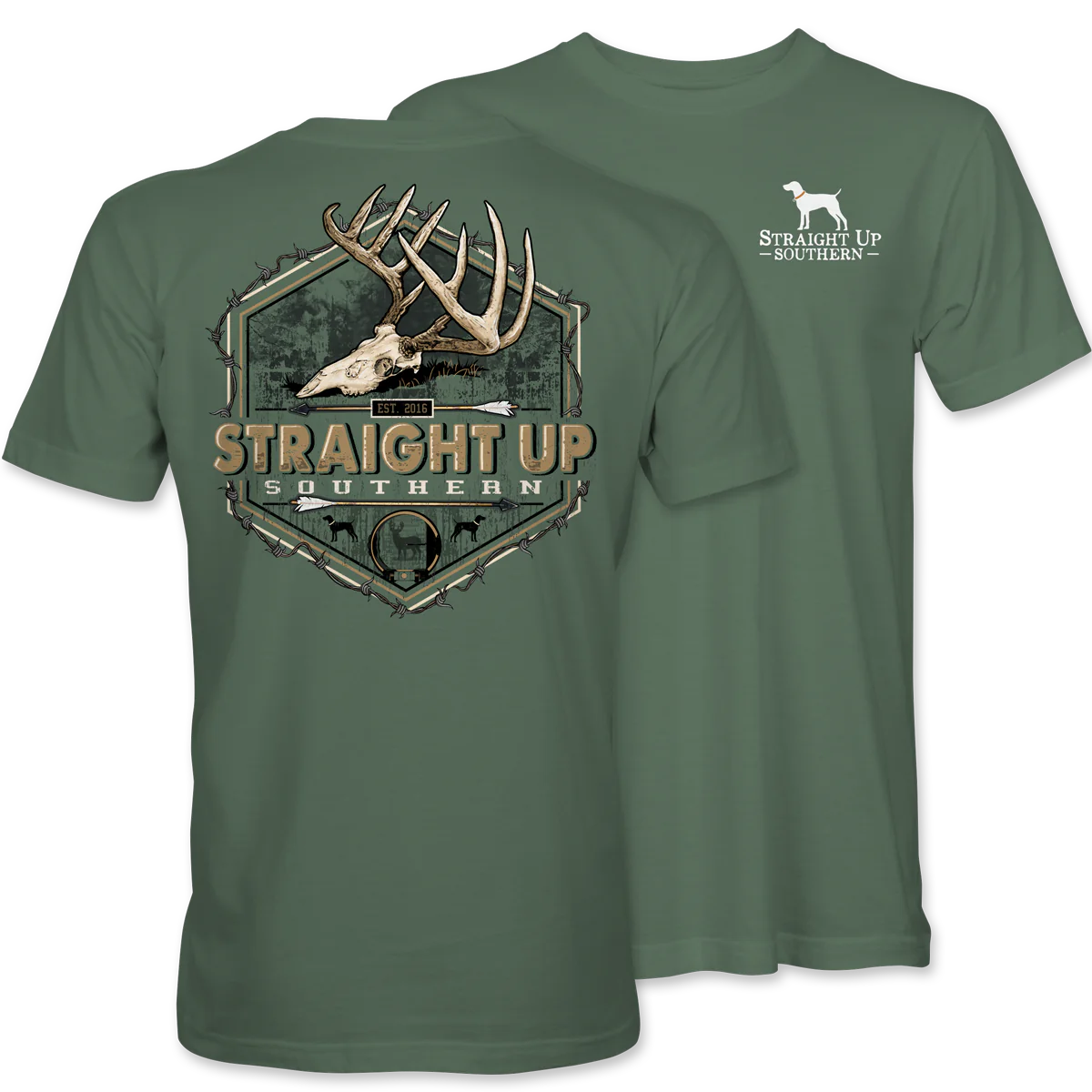 Bow Buck Skull Tee
