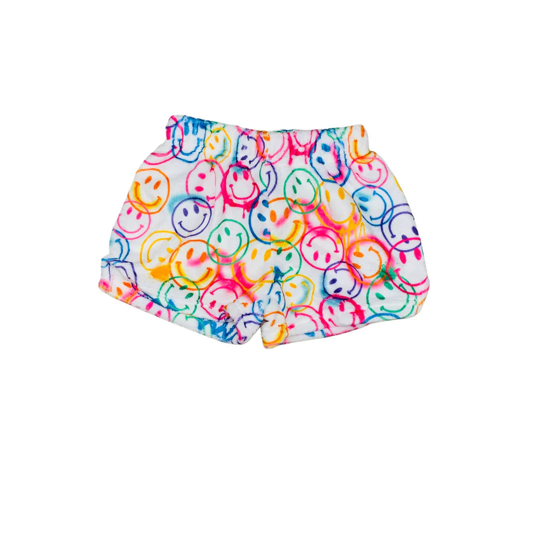 Smiles Everywhere Plush Shorts