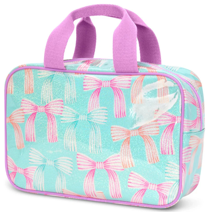Sparkling Bows Large Cosmetic Bag