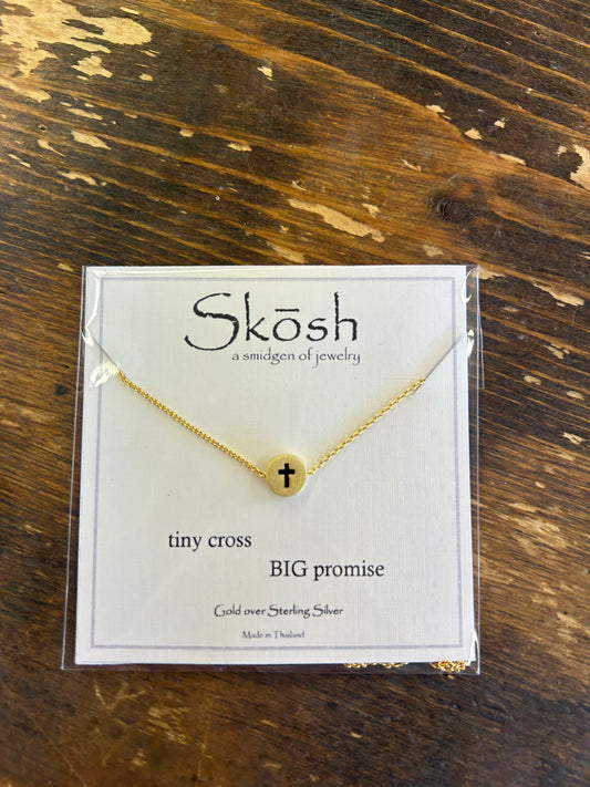 Circle Cross Necklace