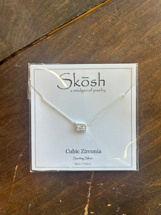 Square Diamond Necklace