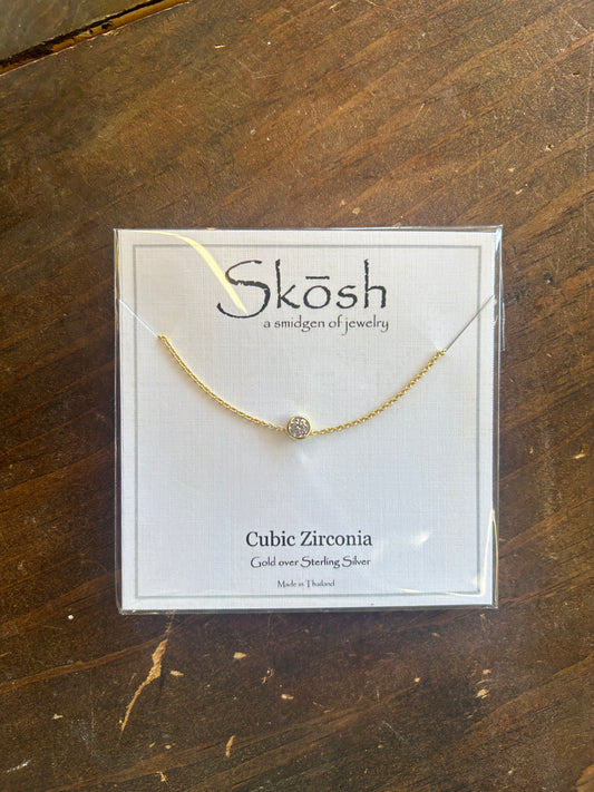 Circle Diamond Necklace