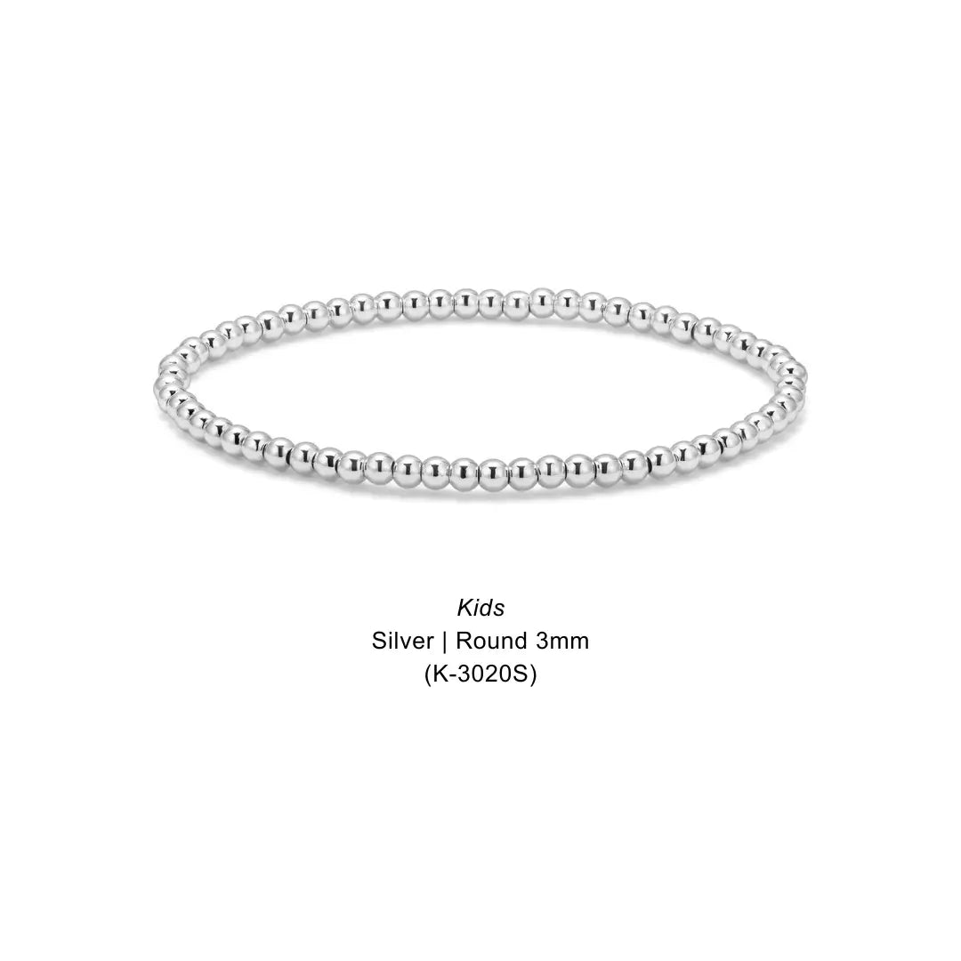 Kids Silver | Round 4mm