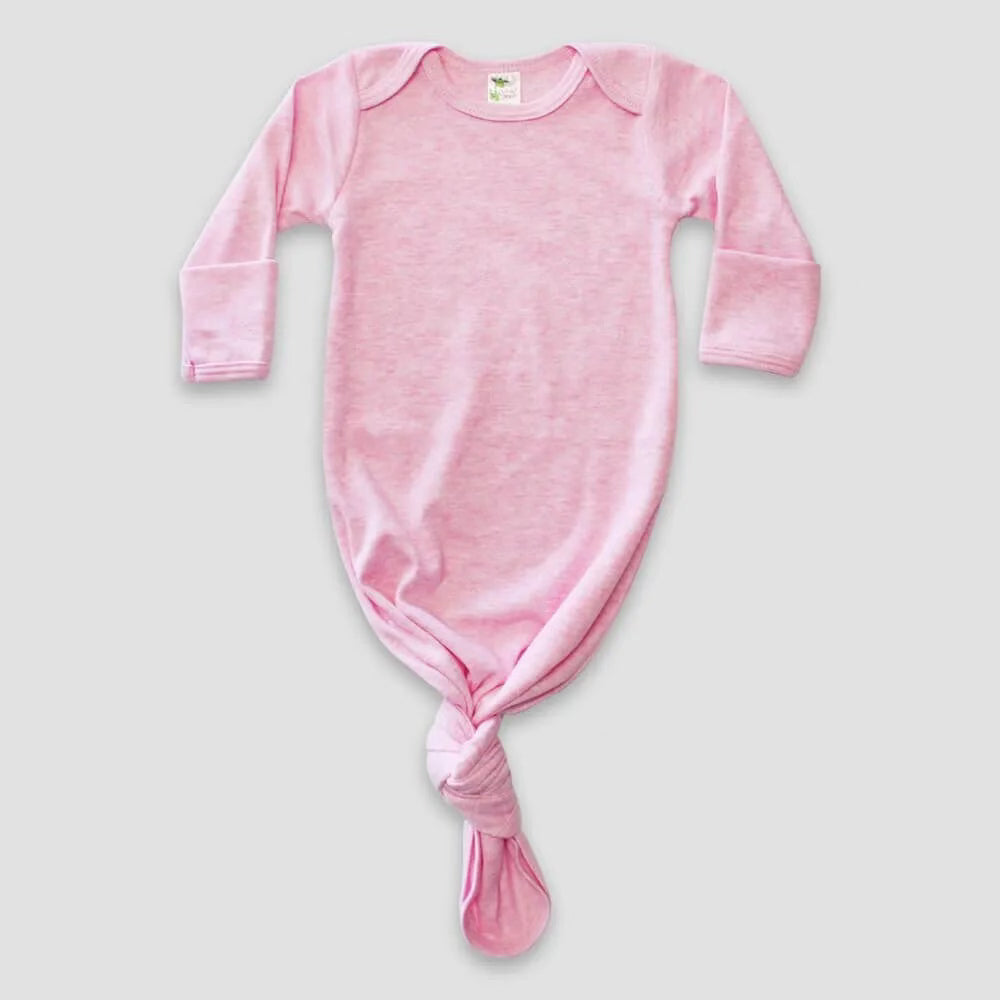 Knotted Baby Gown with Hat