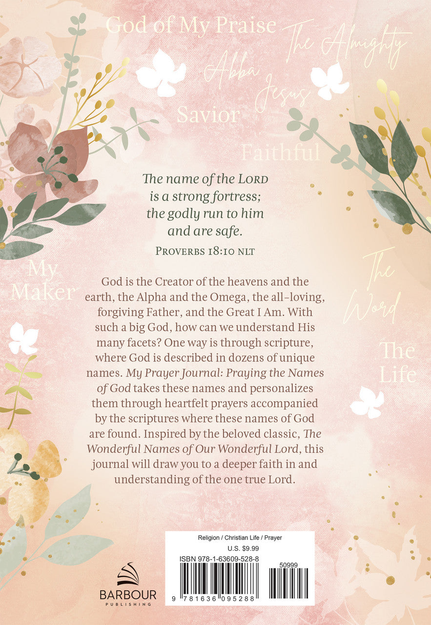 My Prayer Journal Praying The Names Of God