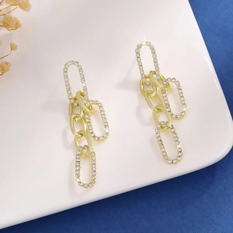 Stay Connected Link Earrings