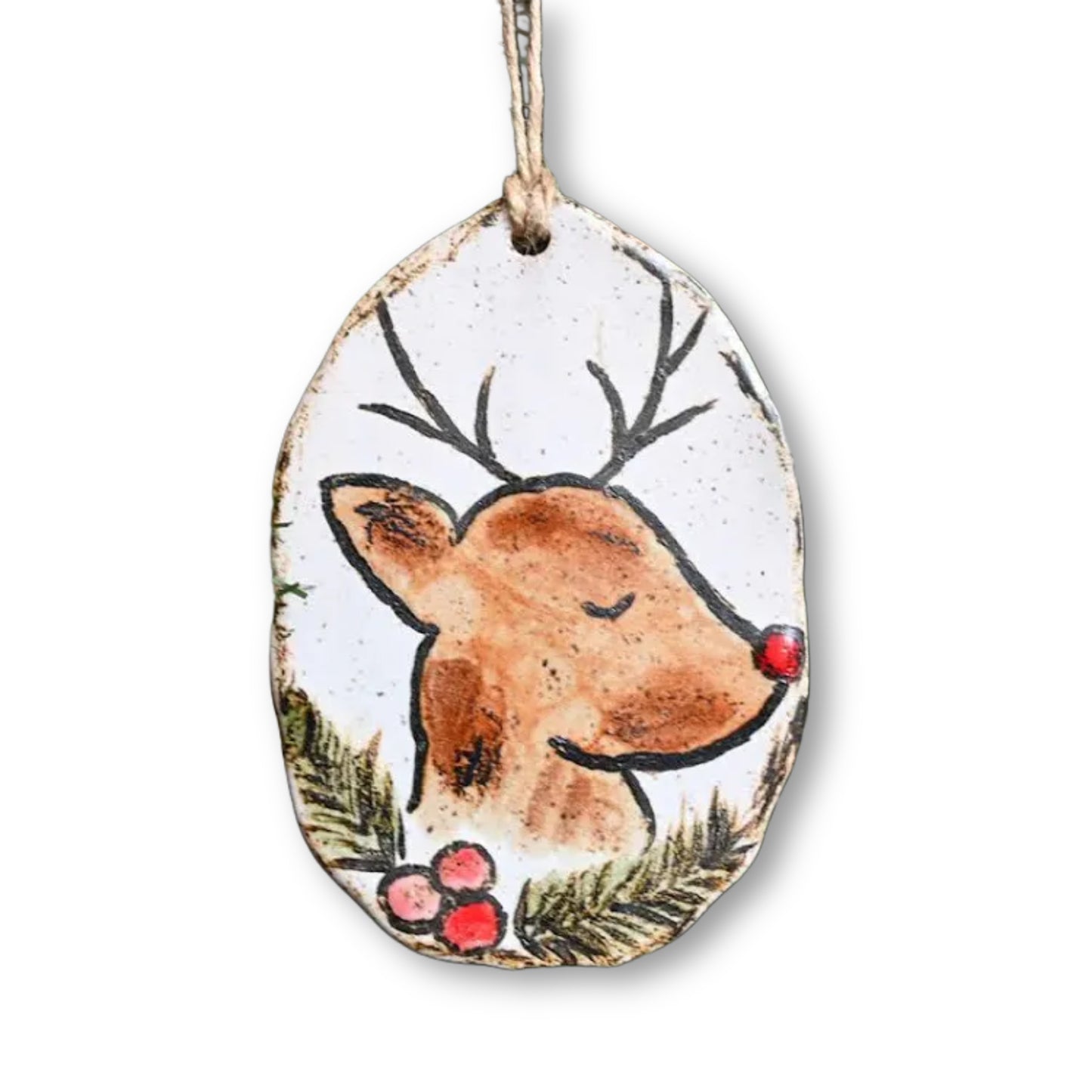 Jolly Reindeer Ornament