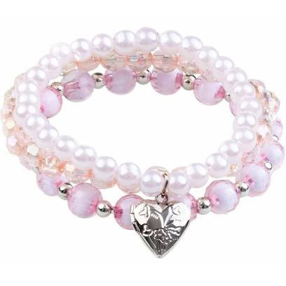 Lovely Locket Bracelet Set